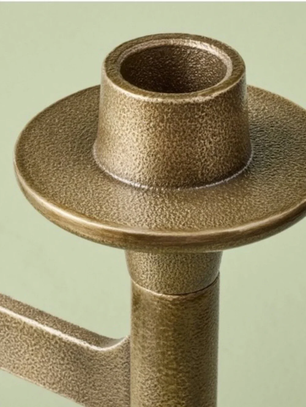 Hearth & Hand 3 Count Taper Brass Canelabra